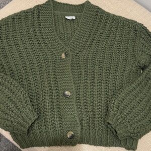 Noisy may Olive Cardigan sz Small